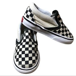 Vans | Toddler Checker Slip Ons